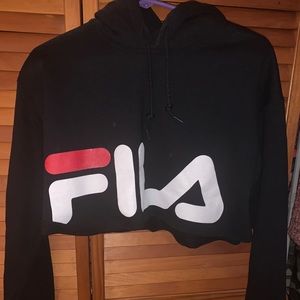 FILA crop hoodie